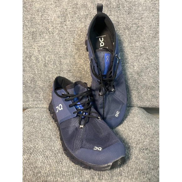 ON CLOUD Men's Size 12M On Cloud X Shift Denim/Eclipse Sneakers 66.98298 EUC - Picture 2 of 11